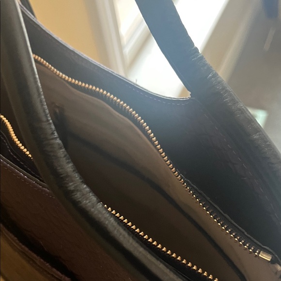 Brahmin Purple and Black Satchel - Picture 7 of 13